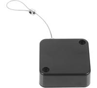 Abaodam Automatic Retractable Cable Lock Box with Steel Wire Anti-Theft Security for Remote Controls Mobile Phones Tablets Self-Adhesive Easy Install Multipurpose Protection for Shops