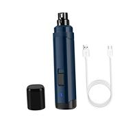 Abaodam Automatic USB Rechargeable Electric Pet Nail Grinder for Dogs and Cats Quiet Abs Motor with Strong Paw Nail Trimmer Navy for Gentle Grooming