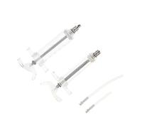 Abaodam Baby Bird Feeding Syringe Kit with 10ml 30ml Tubes, Parakeet Cage Accessories, Hand Feeding Syringe Set with 2 Tubes and 4 Seals for Budgie and Cockatiel Rearing