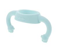 Abaodam Baby Bottle Handle Grip Infant Feeding Accessory Silicone for Wide Neck Bottles with Non-Slip Soft Handle Blue for Newborns and Toddlers