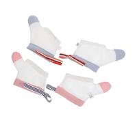 Abaodam Baby Finger Sucking Corrector Gloves and Infant Thumb Mittens for Babies, Soft Cotton Fabric, Thumb Guard Striped Design, Anti-Biting Gloves Suitable for Infant Teething and Hand