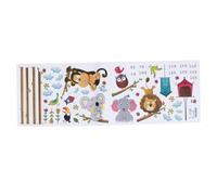 Abaodam Baby Height Growth Chart Wall Sticker Adhesive PVC Material with Animal Design for Boys and Girls Bedroom Decoration and Height Measurement