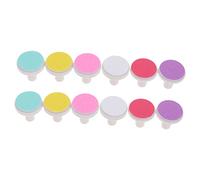 Abaodam Baby Nail File Pads Replacement 12pcs Electric Nail Trimmer Heads Infant Nail Grind Head for Easy Nail Care