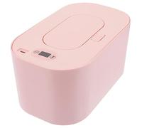 Abaodam Baby Wipe Warmer and Dispenser USB Portable Wet Tissue Heating Box Pink for Travel and Nursery Use