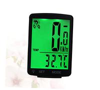 Abaodam Backlight Bike Speedometer Tachometer for Road Mountain Folding Bicycles Multifunctional Cycling Odometer with Speed Distance Display for Day and Night Use