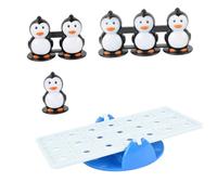 Abaodam Balance Penguins Seesaw Interactive Game with Puzzle Challenges Plastic Material for Early Development Creativity and Balance Learning for Boys