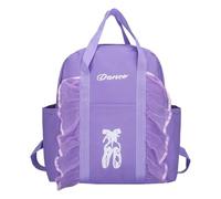Abaodam Ballet Dance Backpack Oxford Cloth Schoolbag Back to School Party | Washable, Easy Opening, Comfortable Carry, for Books Stationery Keys Cards After-school Activities