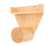 Abaodam Bamboo Billiard Chalk Holder Wall Mounted Rack with Triangle Chalk Storage for Pool Cue Accessories