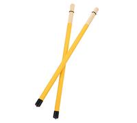 Abaodam Bamboo Drum Stick Drum Brush Stick Silent Tips for Boys and Girls Maple Percussion Instruments