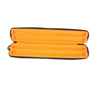 Abaodam Bamboo Flute Storage Case Waterproof Sectioned Design 48cm Inner Diameter Adjustable Strap Wind Instrument Carrying Bag for D/c Flute Players Random Color