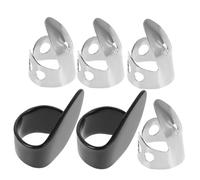 Abaodam Banjo Finger Picks Metal Thumb Picks for Acoustic Guitar No-slip Design for Bluegrass Performances