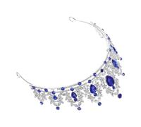 Abaodam Baroque Rhinestone Tiara Headband for Brides and Sisters, Alloy Material with Elegant Design, Glistens with Brilliance and Highly Resistant to Fading, for Proms and Halloween