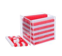 Abaodam Base Ten Blocks for Math Manipulatives Plastic Capacity Demo Cubes for Early Learning Volume and Place Value Teaching Tools Classroom Use