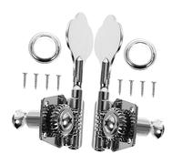 Abaodam Bass Tuner Machine Head Tuning Pegs of Metal String Winders for Electric Bass Maintenance Includes String Spreader for Easy Replacement and Tuning