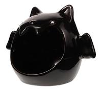 Abaodam Bat Shaped Ceramic Hamster Hideout Cooling Nest for Small Pets Safe Comfortable Resting Place for Hamster Lovers Use