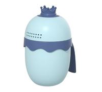 Abaodam Bath Shampoo Rinse Cup for Blue Plastic Bath Cup Rinser with Crown Shower Design Protecting Eyes for Boys