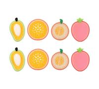 Abaodam Bath Sponges and Babies to Massage Skin and Remove Dead Skin 8pcs Fruit Shaped Soft Sponge Shower Puff Bathing Accessories for Daily Use