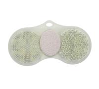 Abaodam Bathroom Foot Scrub Mat Suction Cups Non-Slip Design for Shower Use Exfoliating Stone to Remove Calluses and Dead Skin for Men and Women's Foot Care Routine