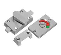 Abaodam Bathroom Indicator Lock Stainless Steel 40mm Latch Bolt with Occupancy Display for Public Restroom Partition Doors, Toilet Stall Privacy Door Hardware
