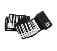 Abaodam Battery-powered Roll-up Piano Keyboard Hand Rolled Electric Piano 88 Keys Portable and Foldable for Music Practice