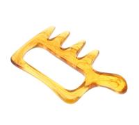 Abaodam Beeswax Massage Scraping Tool Acupuncture Stick Resin Guasha Board Single-Edge Push Five Phases Therapy Massage Tool for Home Body Relaxation and Meridian Stimulation