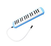 Abaodam Beginner-friendly Key Melodica Blue White Electronic Piano Short Long Tube for Parties Performances