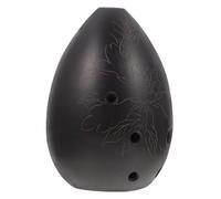 Abaodam Beginner Xun Portable Mini Instrument Boy Girl Music Instrument Easy to Learn and Carry Black Pottery Ethereal Sound