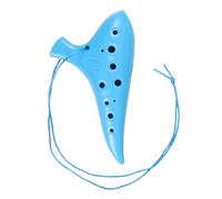 Abaodam Beginner's Ocarina Instrument 12 Holes Plastic Mini Flute Traditional Chinese Wind Instrument Durable Easy to Play