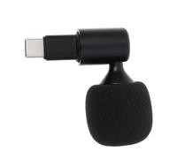 Abaodam Bendable Streaming Microphone for Gaming Lightweight Metal Sponge Mic with Type-C Plug for Laptop Phone Live Broadcasting