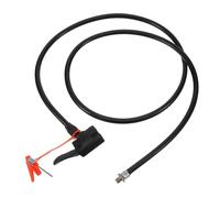 Abaodam Bicycle Inflator Hose Freeze Pump Hose for Bike Valves Dv Sv Compatible Quick Inflation Tool with Durable Black Metal Connector for Year Cycling Use