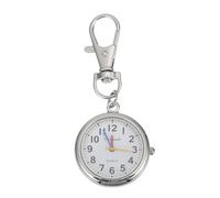 Abaodam Big Number Pocket Watch for Elderly Portable Keychain Watch for Learning Use Stylish Gift for Nurses and Students