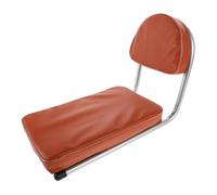 Abaodam Bike Seat Backrest Cushion with Lumbar Support Durable Rear Saddle for Mountain and Road Bikes Wide Comfortable PU Pad for Adult Passenger and Secure Cargo Transport