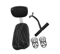 Abaodam Bike Seat Rear Mounted with Backrest and Armrest Tool Installation Sturdy Wear Resistant Cushion for Family Friendly Cycling Accessory for Mountain Bikes