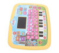 Abaodam Bilingual Spanish Learning Tablet for LED Screen Interactive Educational with Pronunciation Guide Abc Alphabet Games Electronic Learning Pad for Early Language Development