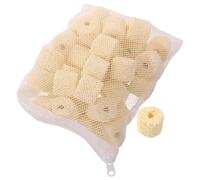 Abaodam Biological Filter Media Ceramic Rings Resisting Breakdown and Reducing Fish Mortality Rates for Aquarium Filtration 1 Bag with Mesh Bag Suitable for Marine and Freshwater Tanks