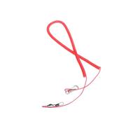 Abaodam Bird Leash Training Rope for Parrot 3 Meters Anti Bite Elastic | Red, Pp and Steel Wire Build, Easy on Wear, Outdoor Activities Random Color