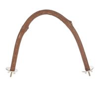 Abaodam Bird Perch Stand for Cage with U-shaped Vine Claw Grinding Stick, Small Parakeet Perch for Indoor Bird Cage Accessories, Suitable for Parrot and Budgie Nail Care