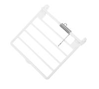 Abaodam Birdcage Accessories Pigeon Entrance Door Convenient Feeding Maintaining Security Abs Plastic Wire 2.75x2.75x0.59in DIY Needs Pet Cage Supplies