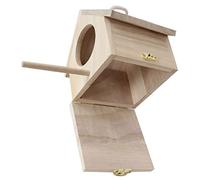 Abaodam Birdhouse Kits for Adults to Build Elegant Outdoor Nesting Box for Small Birds Safe Natural Wood Design Garden Decoration for Bird Feeding and Shelter
