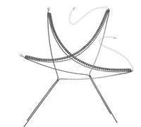 Abaodam Black Beaded Chain Necklace Long Snake Bone Link Tassel Pendant, Modern Layered Casual Necklace for Daily Wear and Elegant Statement, Lightweight Black Jewelry for Women