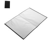 Abaodam Black Binder with Clear Sleeves PP Presentation Book Portfolio Folder for Document Storage Music Scores Office and School Use Nonreflective Matte Finish