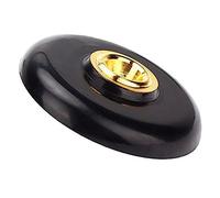 Abaodam Black Cello Slide-Proof Pad Suction Cup, Non-Slip Plastic End Pin Holder, Floor Protector for Violoncello, round Design, Classic Glossy Finish