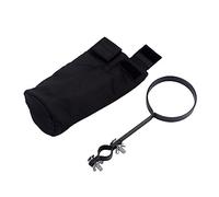 Abaodam Black Drum Stick Holder Bag Thicken Drumstick Carry Case Mallet Bag for Musical Instrument Accessories and Snare Drum Use