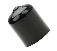 Abaodam Black Drum Stick Rubber Cover 1 Pack Drumstick Mute Tips for Practice Lightweight Caps for Silent Drum Playing Silicone Drumstick Tips