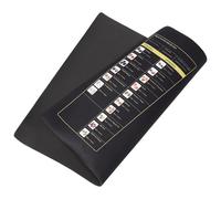 Abaodam Black Flexible Glue Coffee Bean Classification Cushion Espresso Beans Classifying Mat Simple to Identify Good Coffee for Professional Use