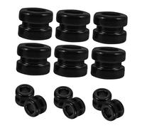 Abaodam Black Metal Guitar String Beads Suitable as Decorative and Functional Replacement Accessories 20pcs for for Reliable Folk and Electric Guitar String Modification