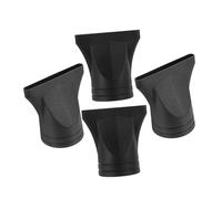 Abaodam Black Narrow Nozzle Hair Dryer Attachments 4Pcs, Universal Blow Dryer Replacement Parts with Heat-Resistant Material for 4-4.8Cm Outlet, for Professional and Personal Hair Drying