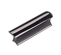 Abaodam Black Stainless Steel Guitar Slide Bar with Side Angles for Clarity and Cutaway Ends for Control, Unique Design Lap Slide Stick for Electric and Bass Guitar Playing