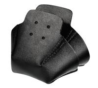 Abaodam Black Toe Cover for Roller Skates Protective Leather Skate Toe Caps for Four-wheel Skating Compatible