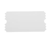 Abaodam Blank Tickets with Advanced Heat Transfer Technology White Acrylic Sublimation and Single Sided Design for Events and Raffles for Customisation and Craft Projects